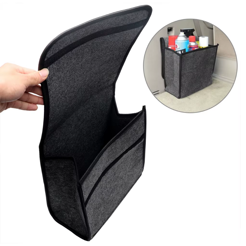 Boîte de rangement coffre en feutre 30×15×29 cm