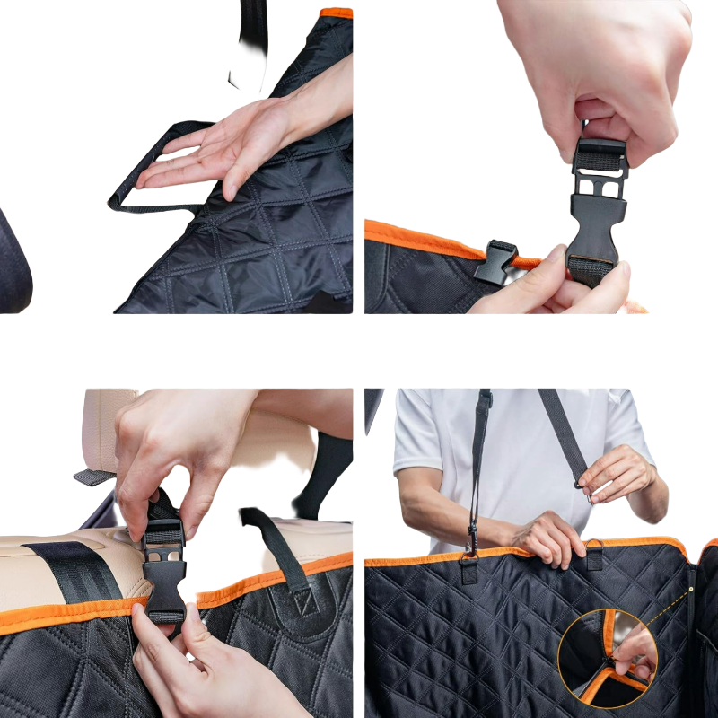 Housse hamac de siège auto pour chien imperméable