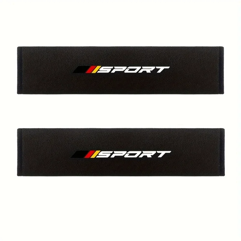 Lot de 2 coussins de ceinture auto doux et confortables