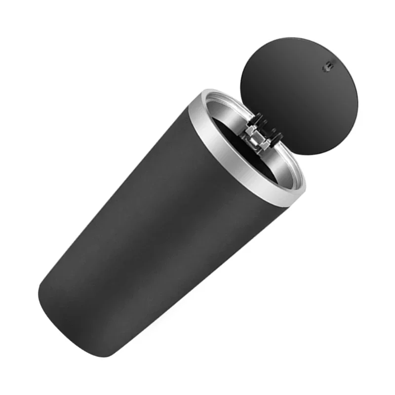 Poubelle voiture étanche à couvercle (porte-gobelet)